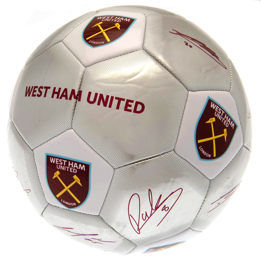 View West Ham United FC Football Signature SV information