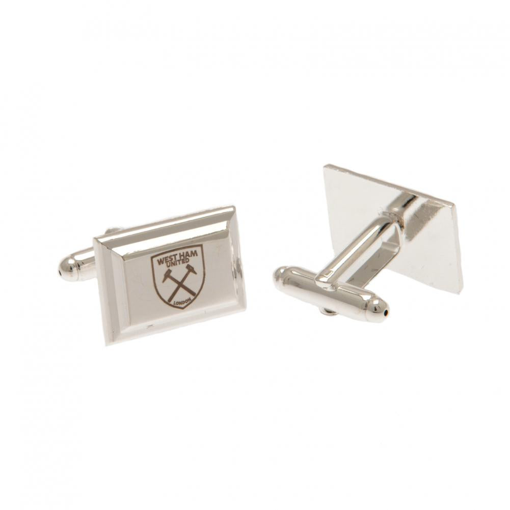 View West Ham United FC Silver Plated Cufflinks information