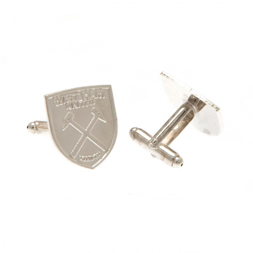 View West Ham United FC Silver Plated Formed Cufflinks information