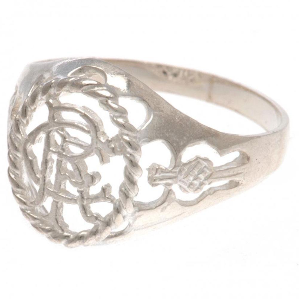 View Rangers FC Sterling Silver Ring Medium information