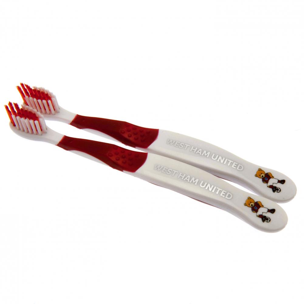 View West Ham United FC Twin Pack Toothbrush Junior information