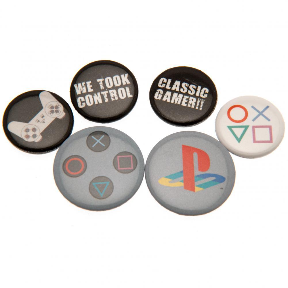 View PlayStation Button Badge Set information