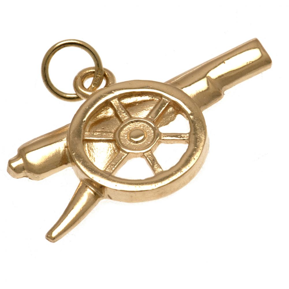 View Arsenal FC 9ct Gold Pendant Cannon information