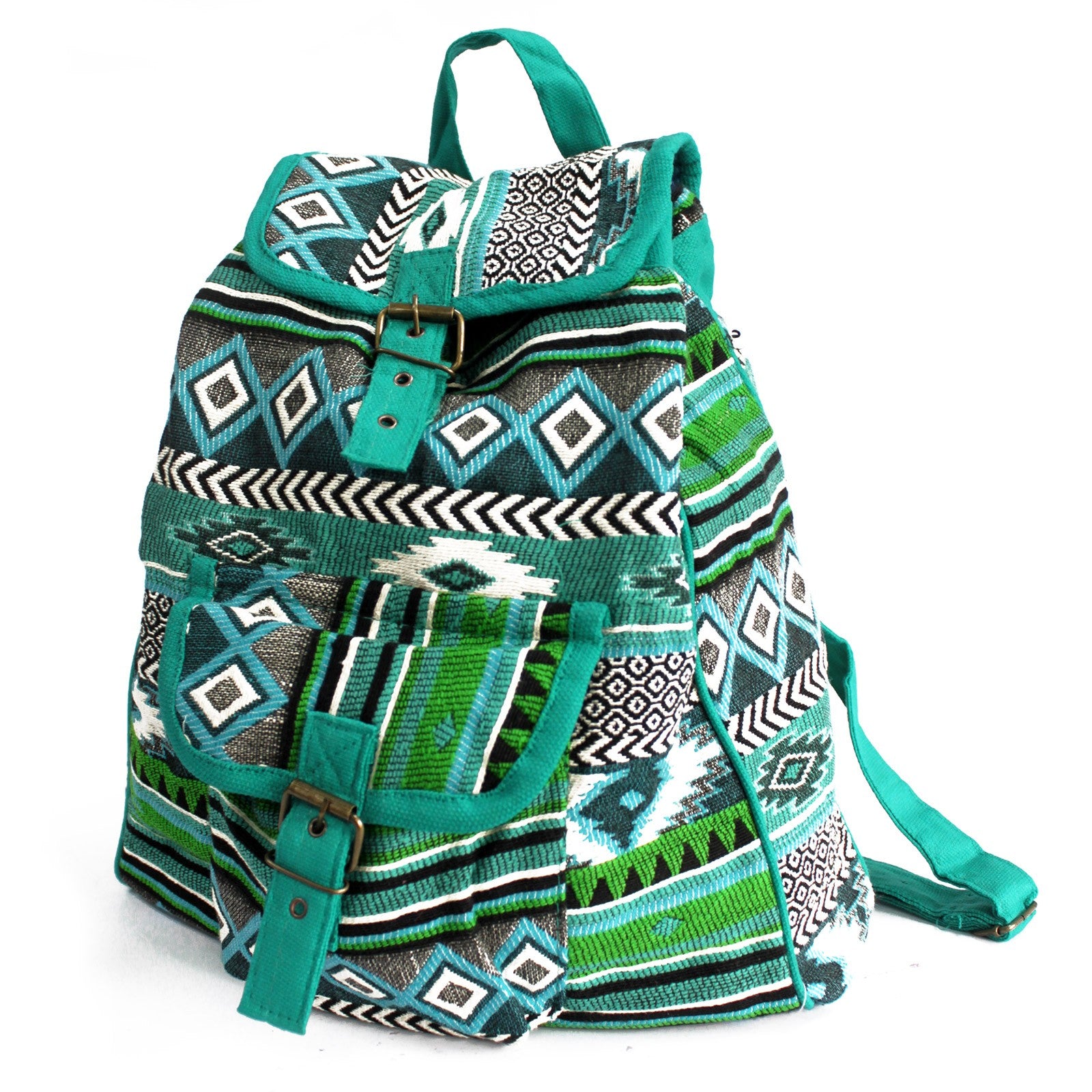 View Jacquard Bag Teal Backpack information