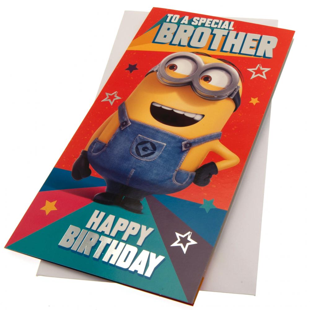 View Despicable Me 3 Minion Birthday Card Brother information