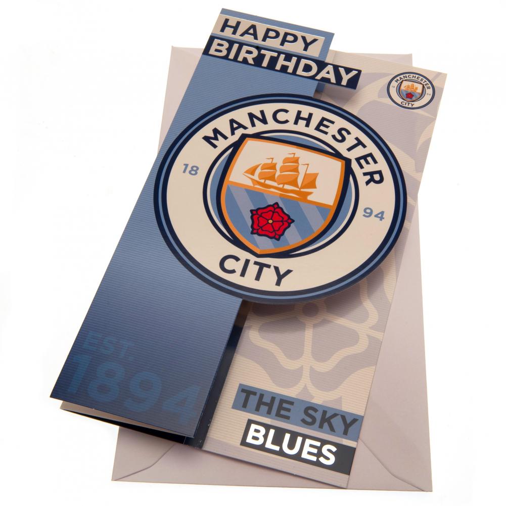 View Manchester City FC Birthday Card information