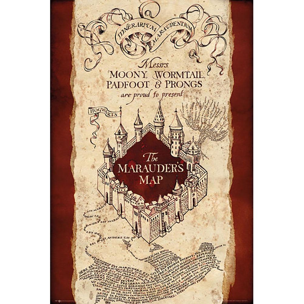 View Harry Potter Poster Marauders Map 293 information