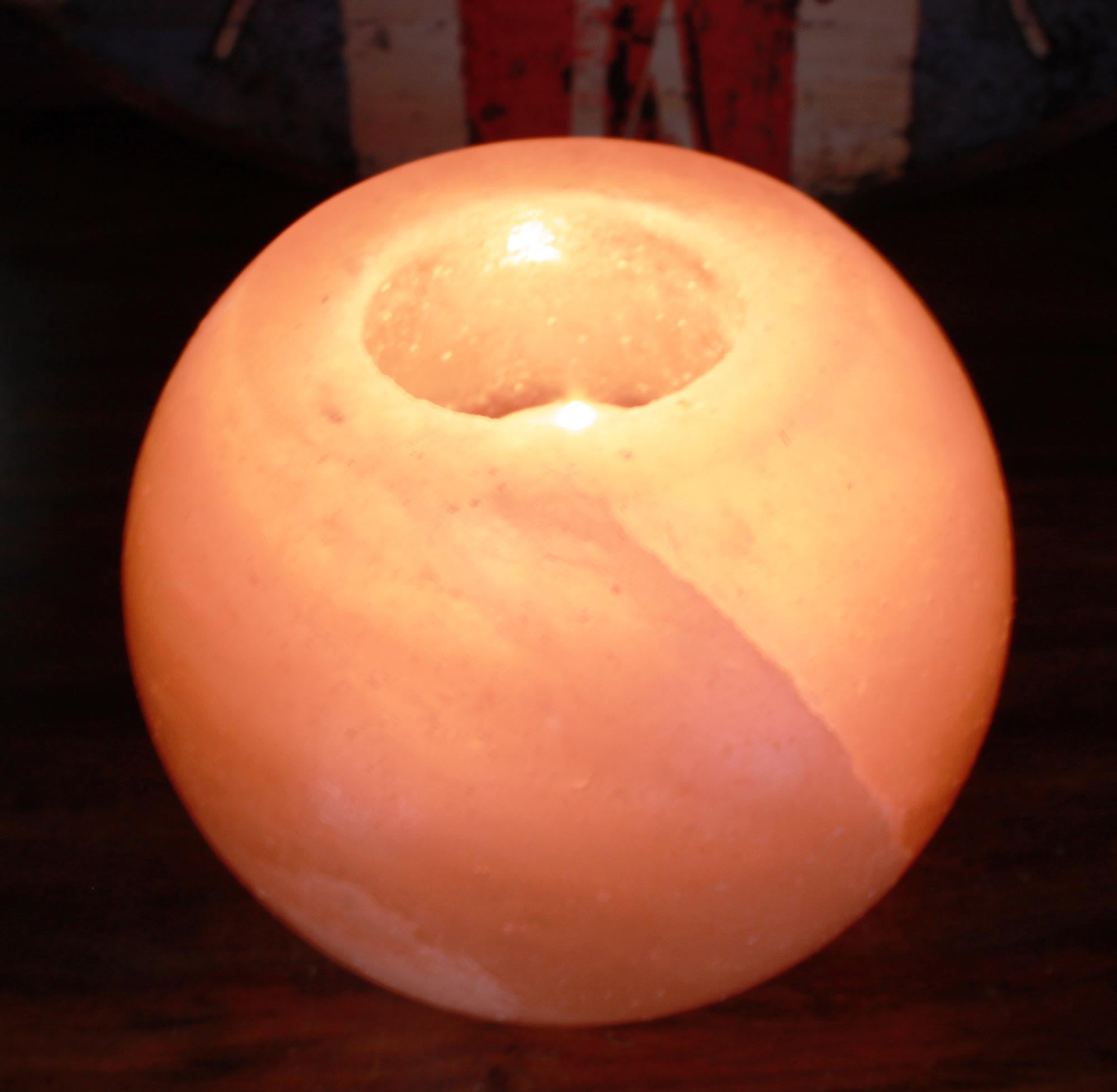 View Salt Candle Holder Round information