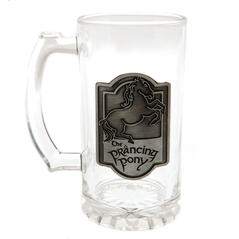 View The Lord Of The Rings Glass Tankard Prancing Pony information