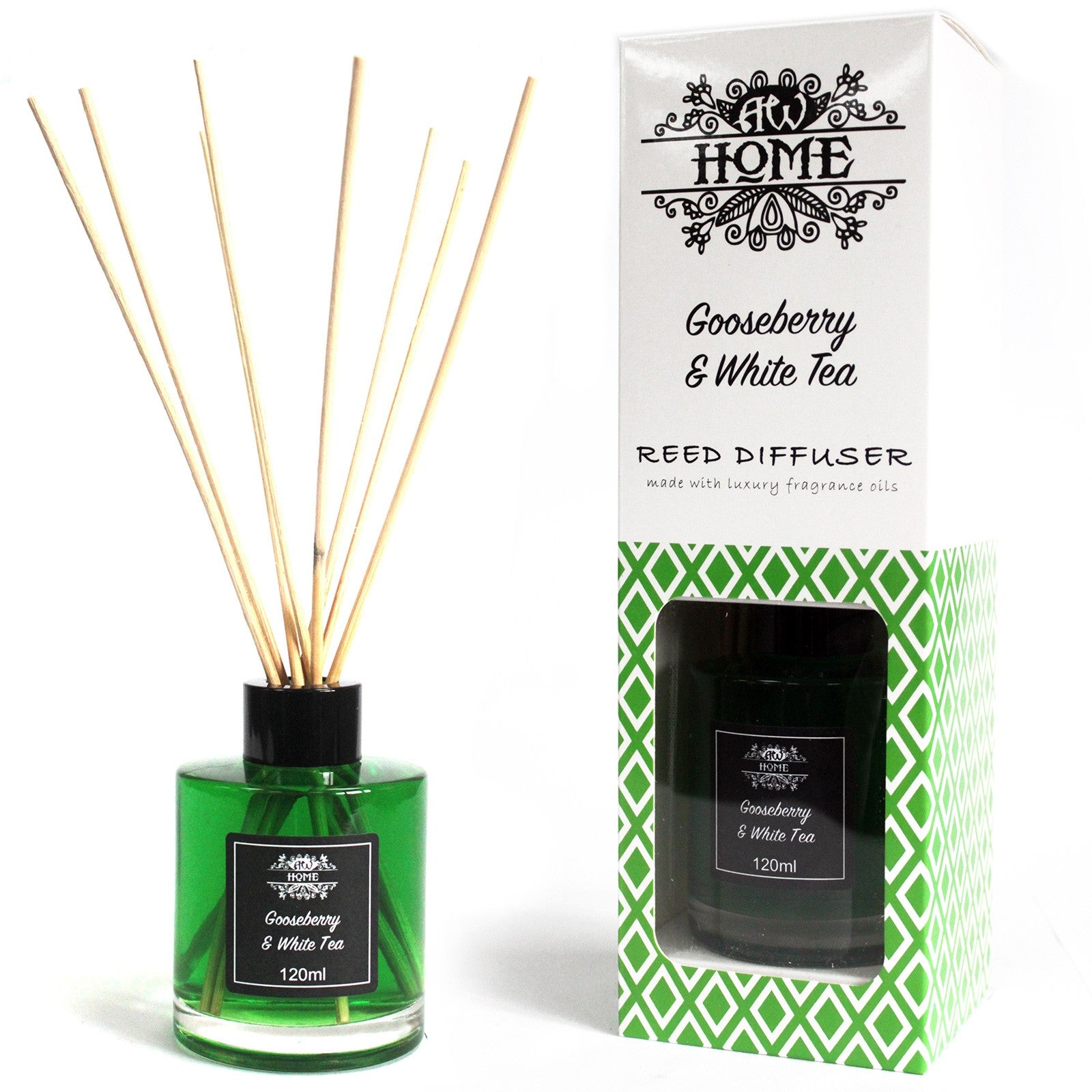 View 120ml Reed Diffuser Gooseberry White Tea information