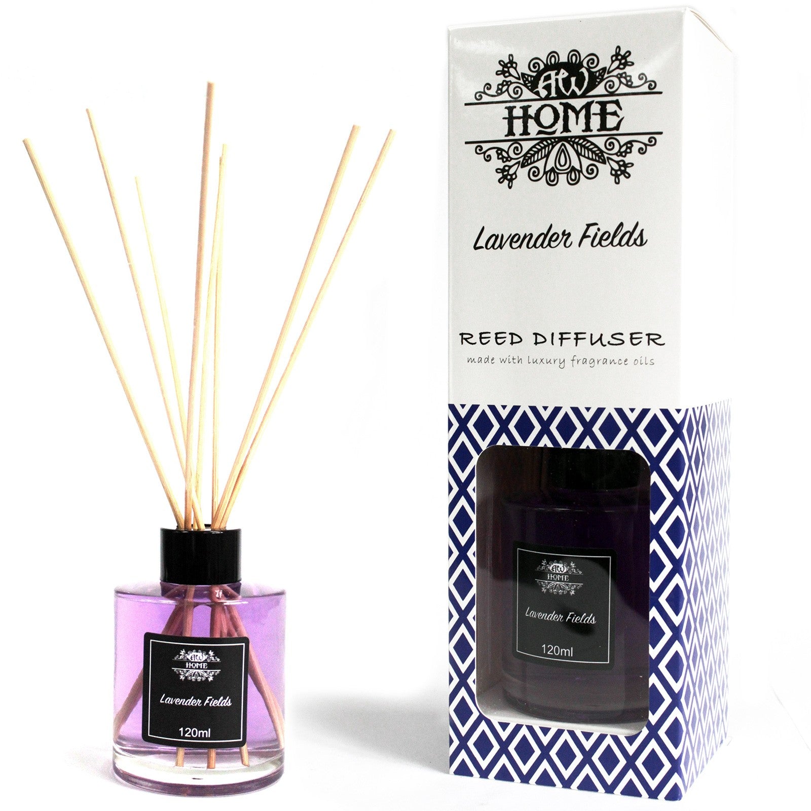 View 120ml Reed Diffuser Lavender Fields information