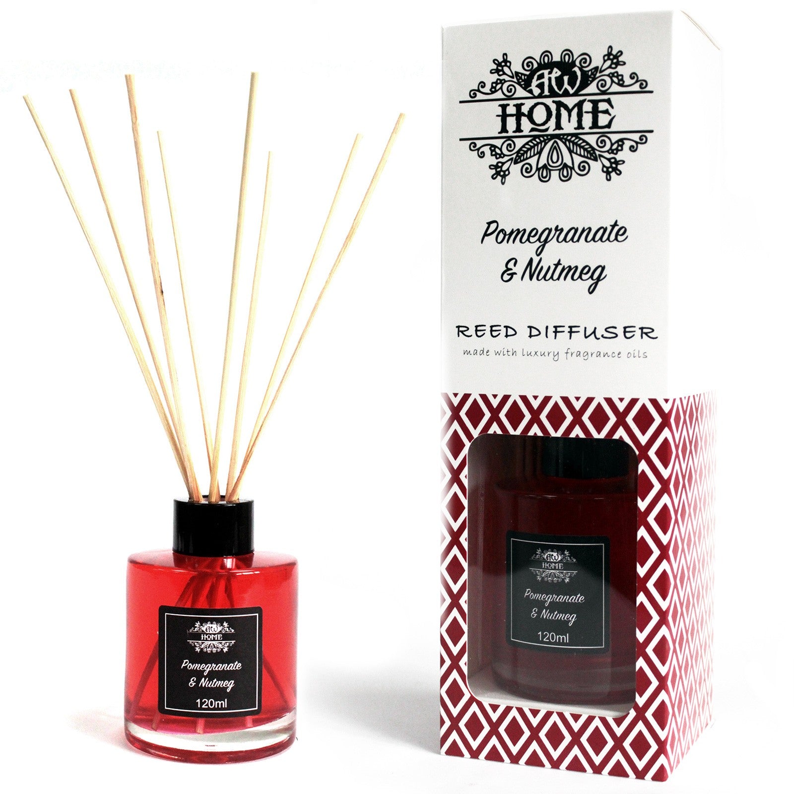 View 120ml Reed Diffuser Pomegranate Nutmeg information