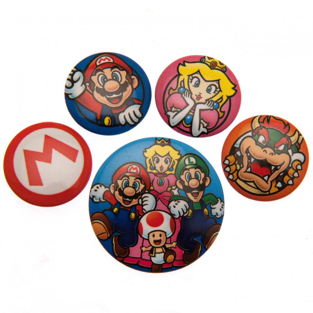 View Super Mario Button Badge Set information