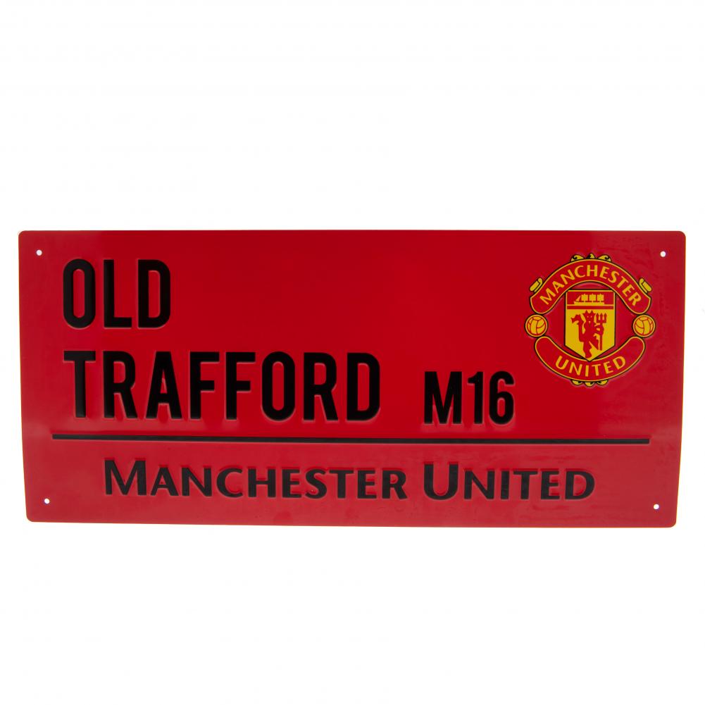 View Manchester United FC Street Sign RD information