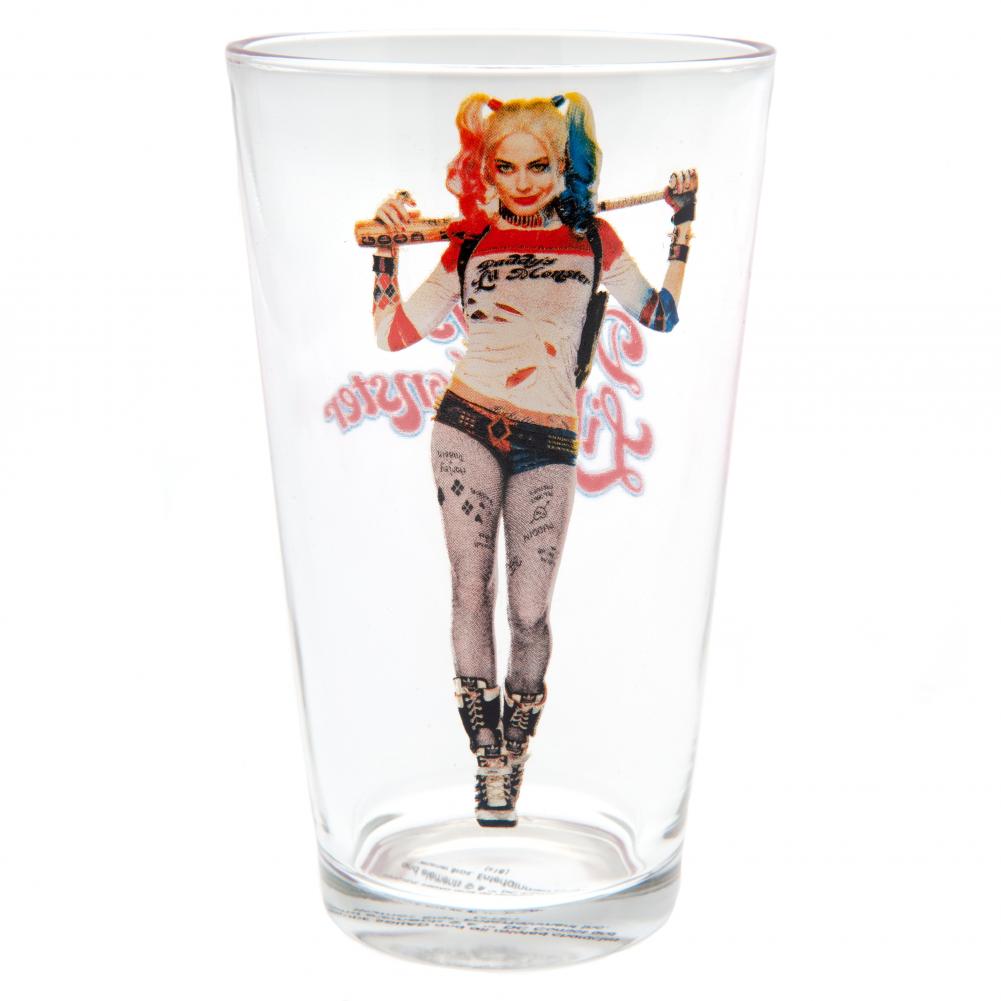 View Suicide Squad Large Glass Harley Quinn information