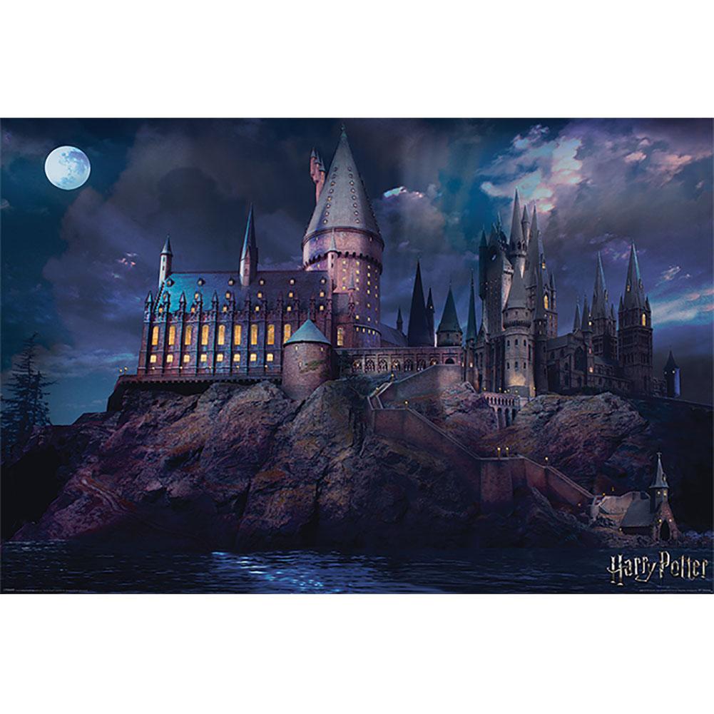 View Harry Potter Poster Hogwarts Night 299 information