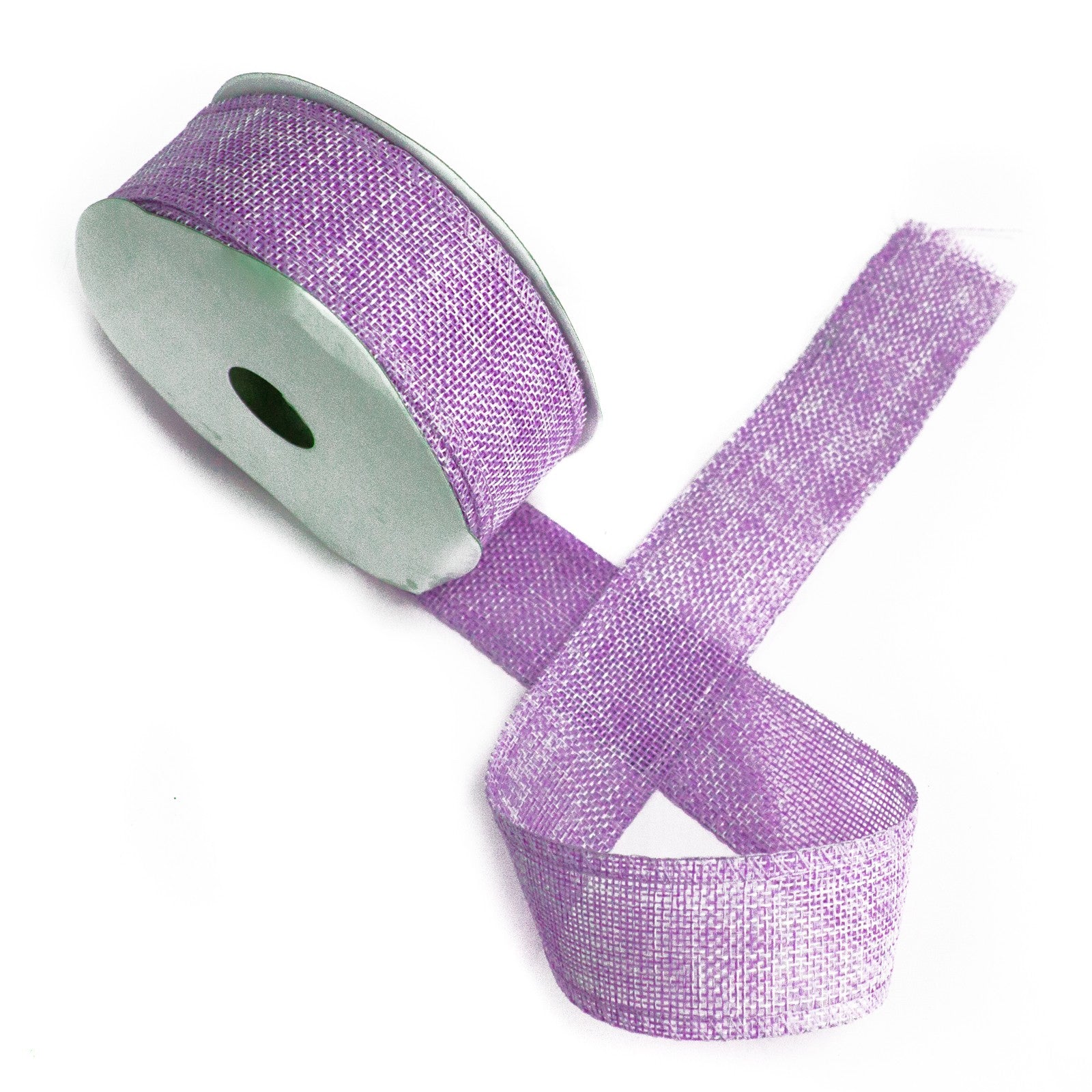 View Natural Texture Ribbon 38mm x 20m Lavender information