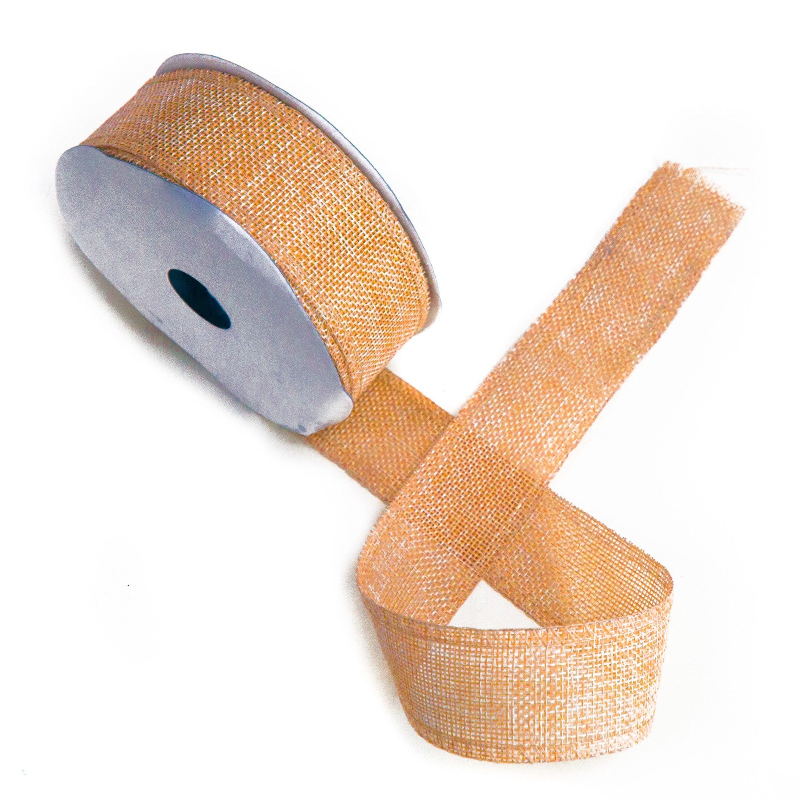 View Natural Texture Ribbon 38mm x 20m Vintage Orange information