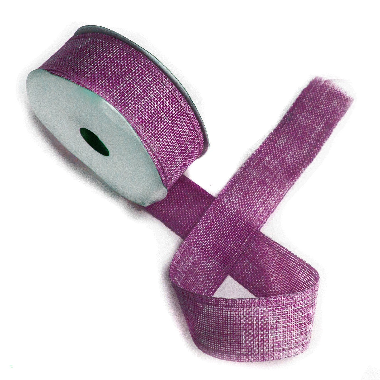 View Natural Texture Ribbon 38mm x 20m French Lavender information