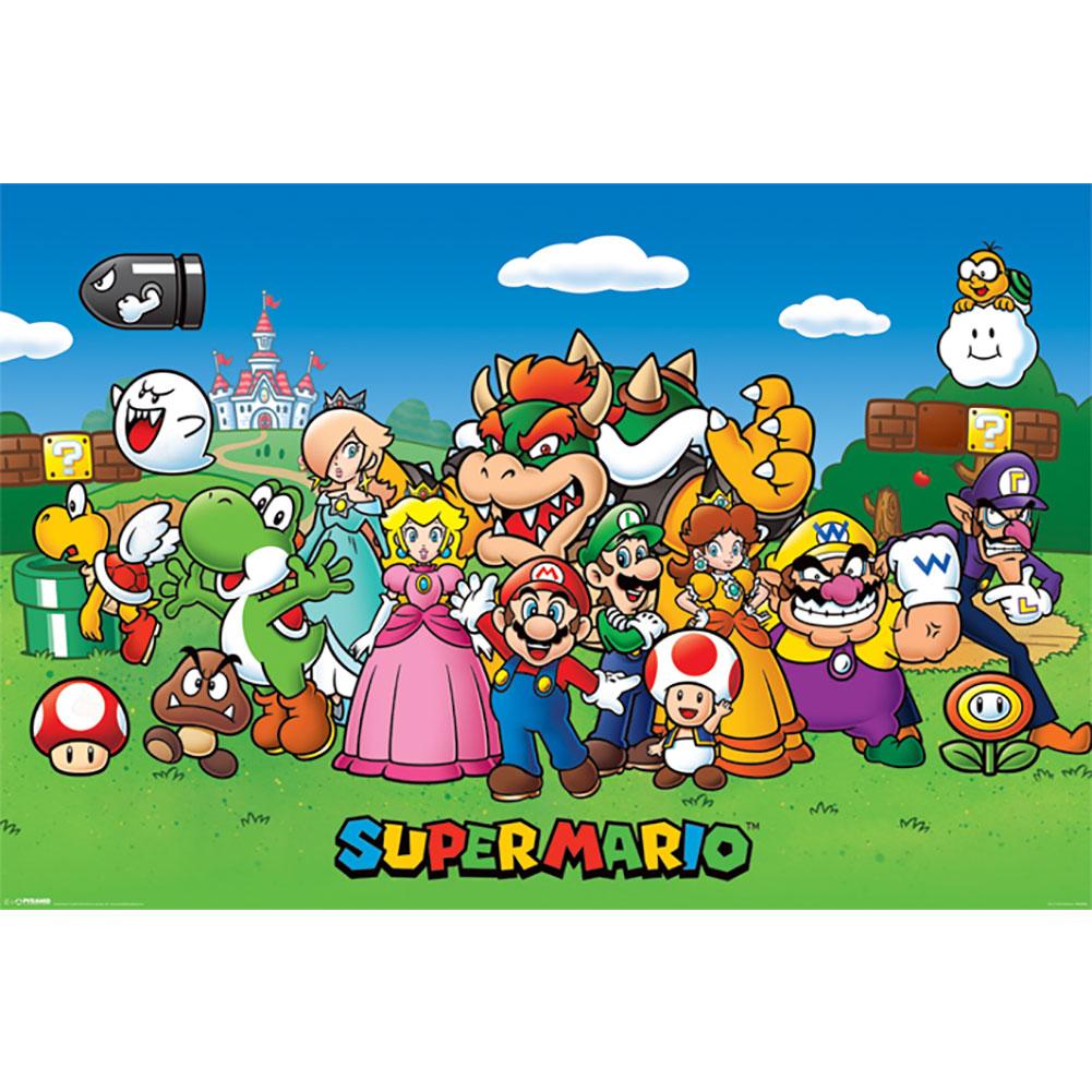View Super Mario Poster Characters 164 information