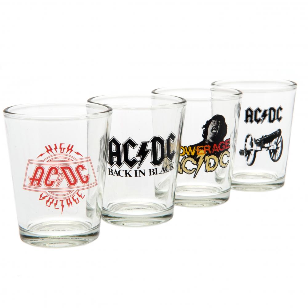 View ACDC 4pk Shot Glass Set information