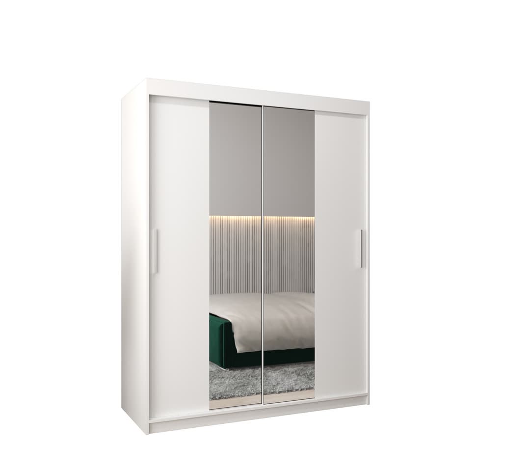 View Tokyo I Sliding Door Wardrobe 150cm White 150cm information