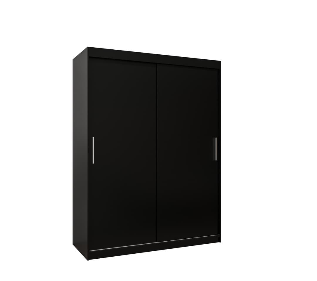 View Tokyo Sliding Door Wardrobe 150cm Black 150cm information