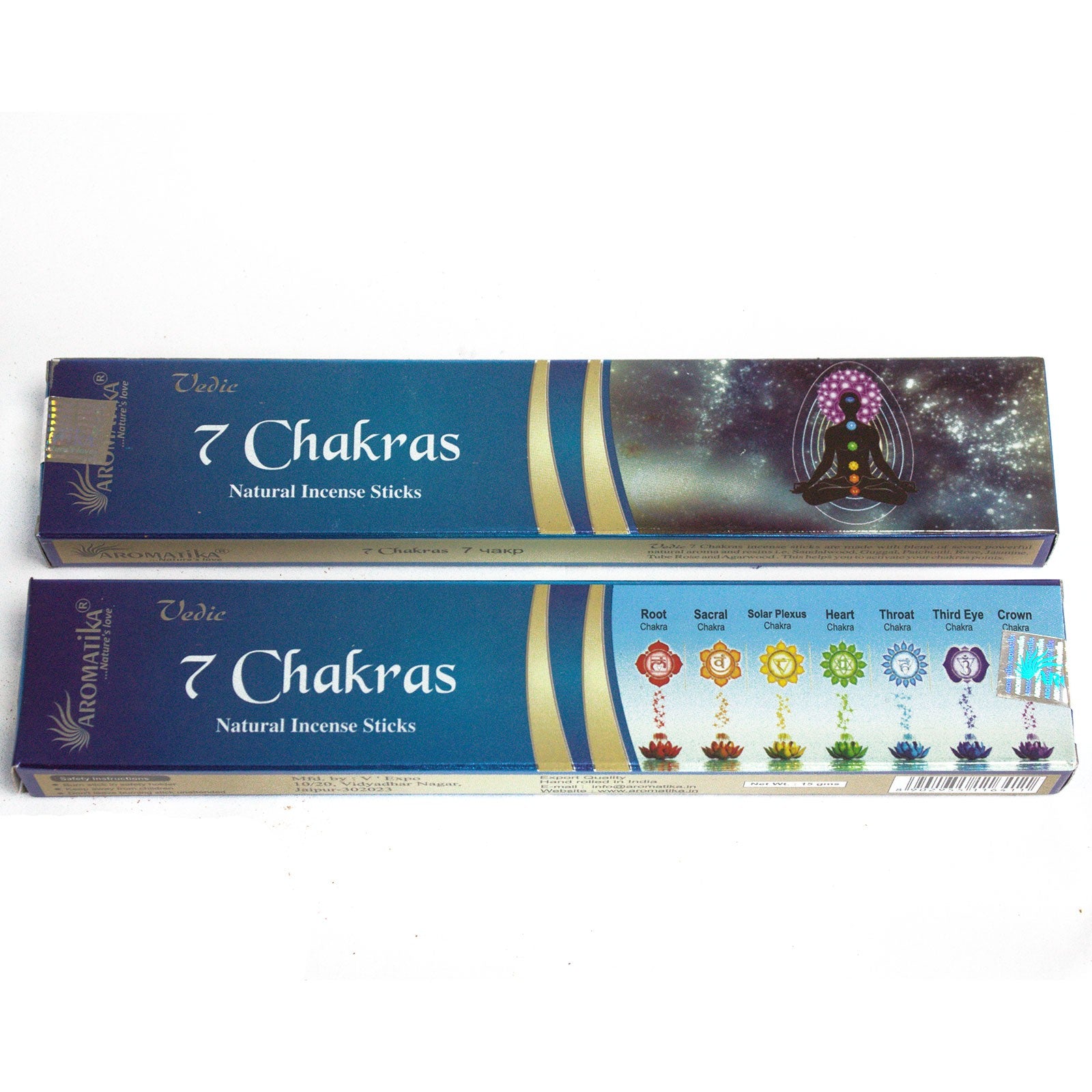 View Vedic Incense Sticks 7 Chakras information