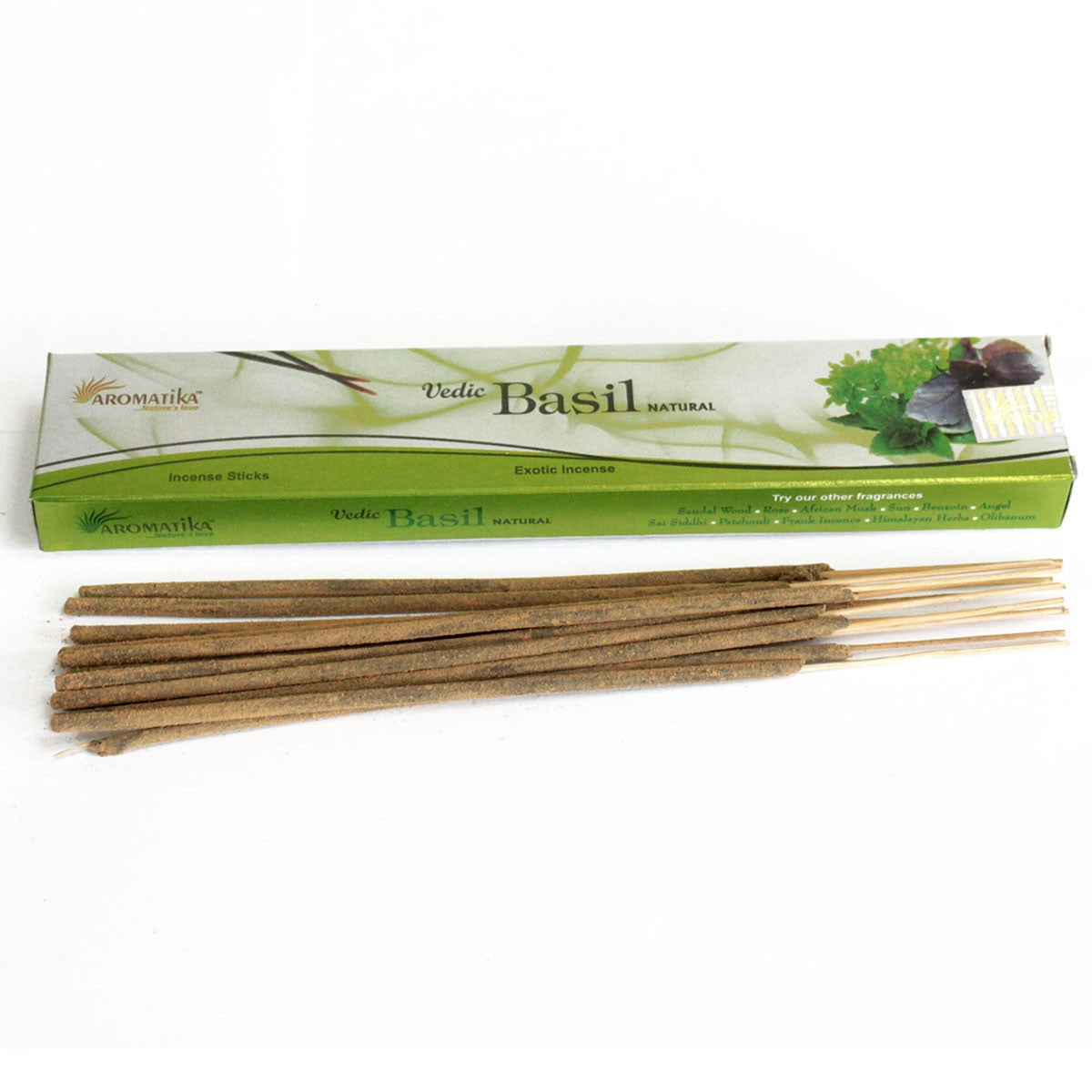 View Vedic Incense Sticks Basil information