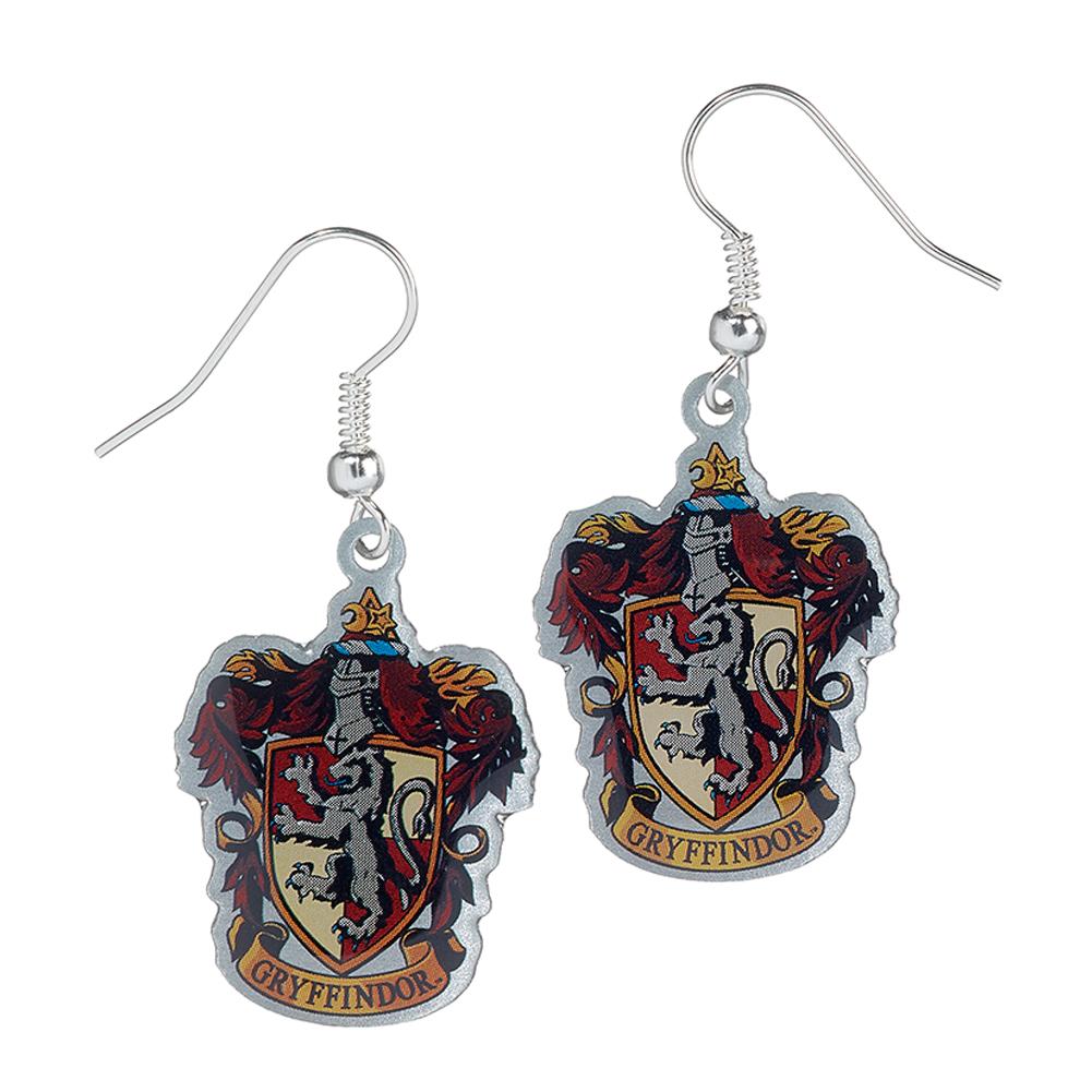 View Harry Potter Silver Plated Earrings Gryffindor information