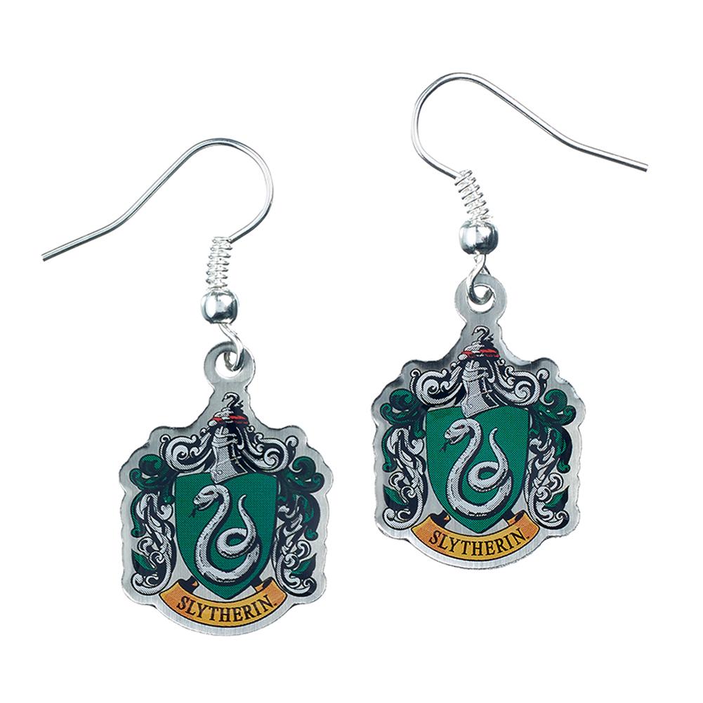 View Harry Potter Silver Plated Earrings Slytherin information