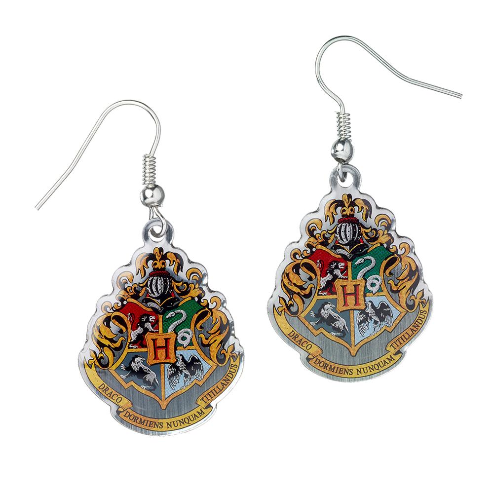 View Harry Potter Silver Plated Earrings Hogwarts information