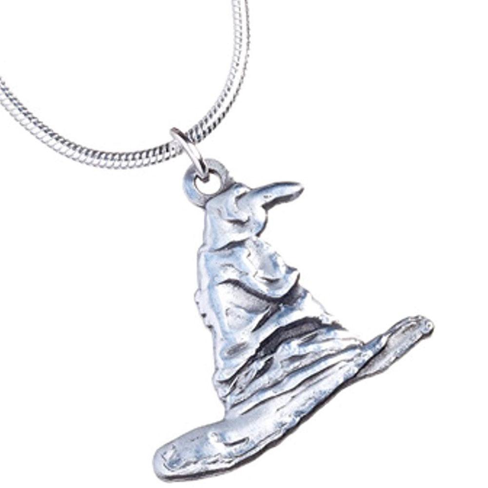 View Harry Potter Silver Plated Necklace Sorting Hat information