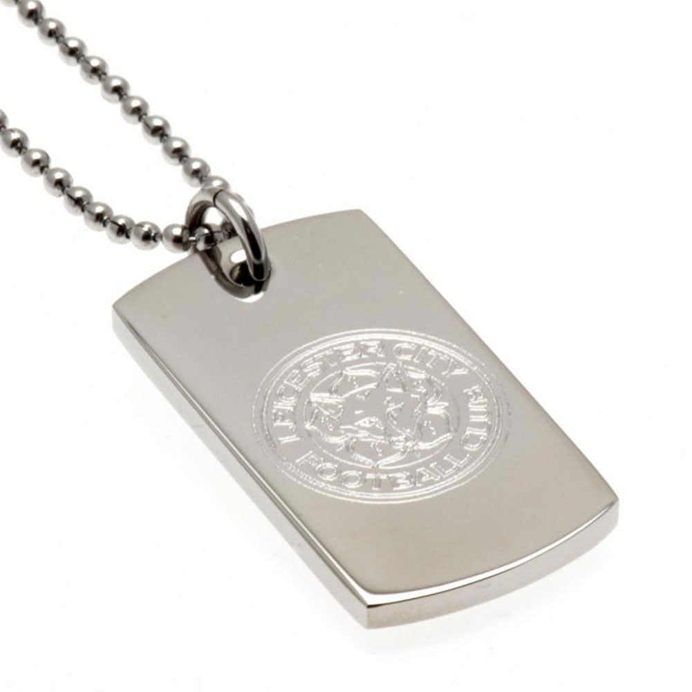 View Leicester City FC Engraved Dog Tag Chain information