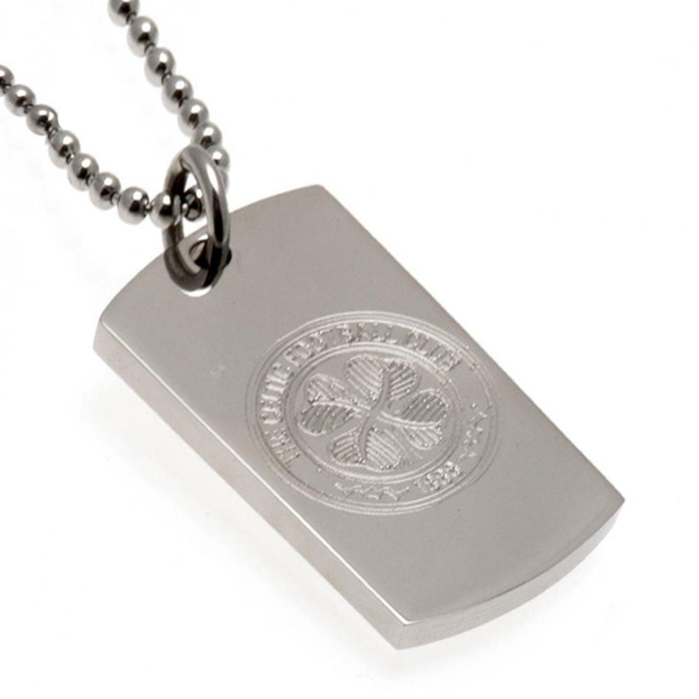 View Celtic FC Engraved Dog Tag Chain information