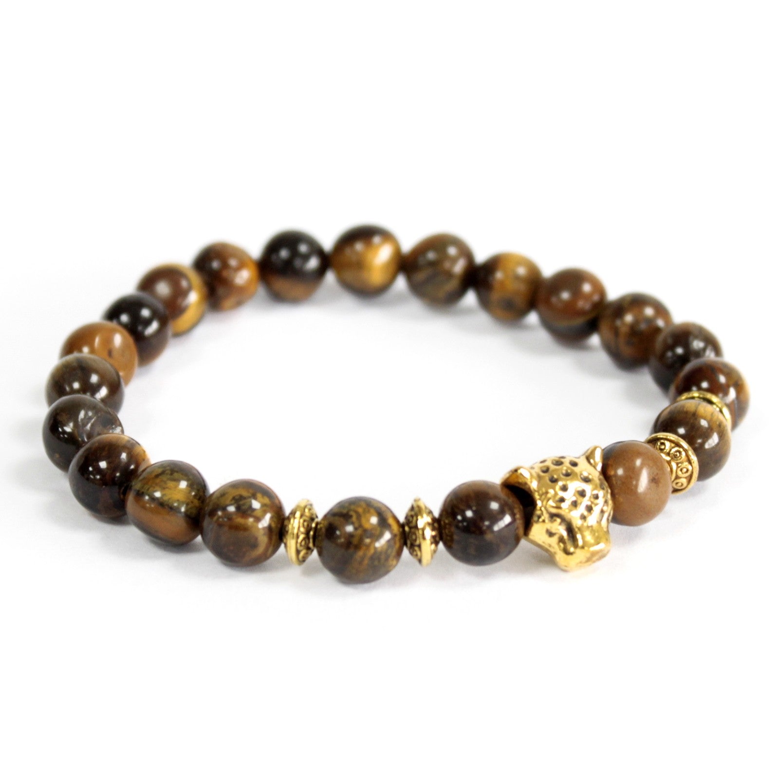 View Gold Tiger Tiger Eye Gemstone Bracelet information