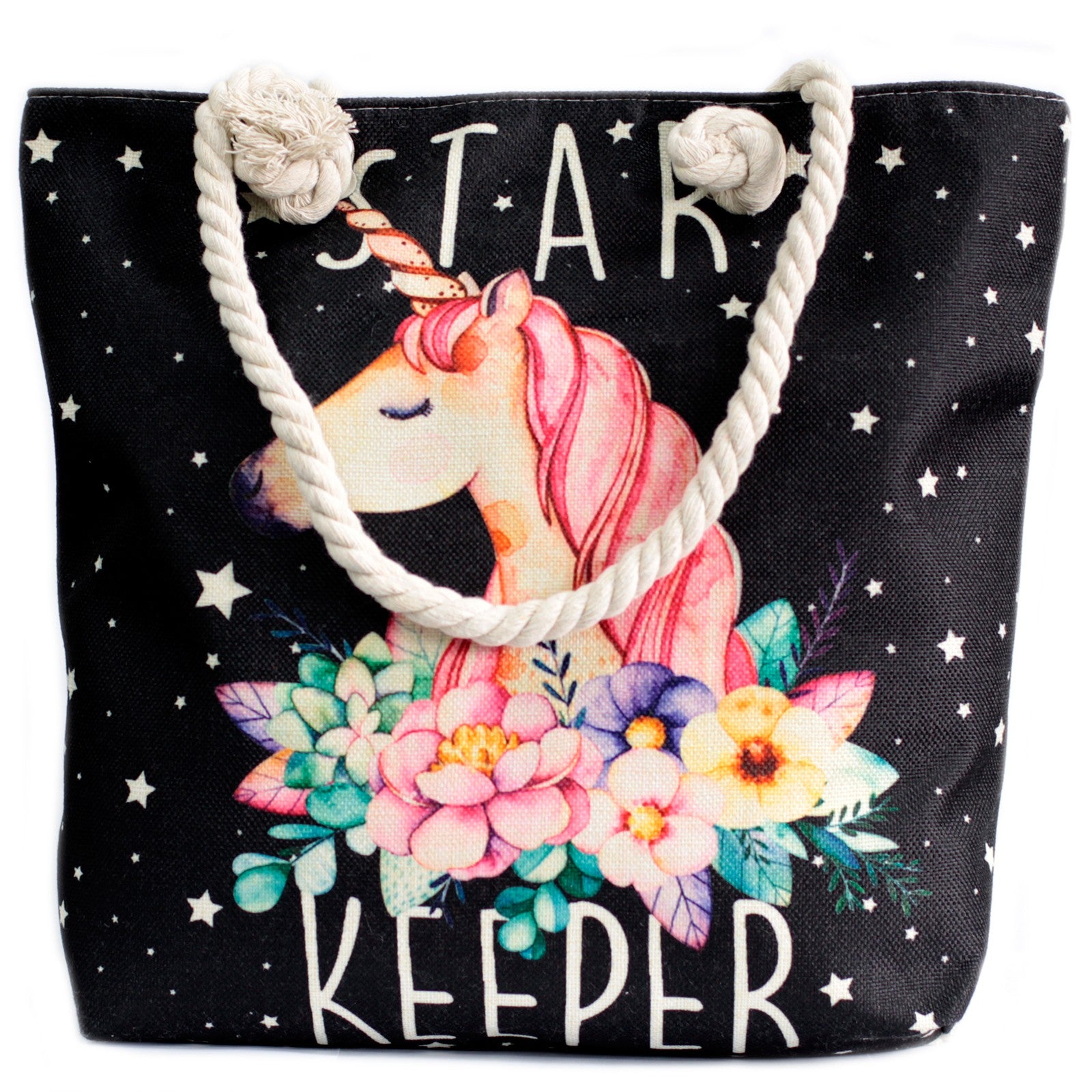 View Rope Handle Bag Star Keeper Unicorn information