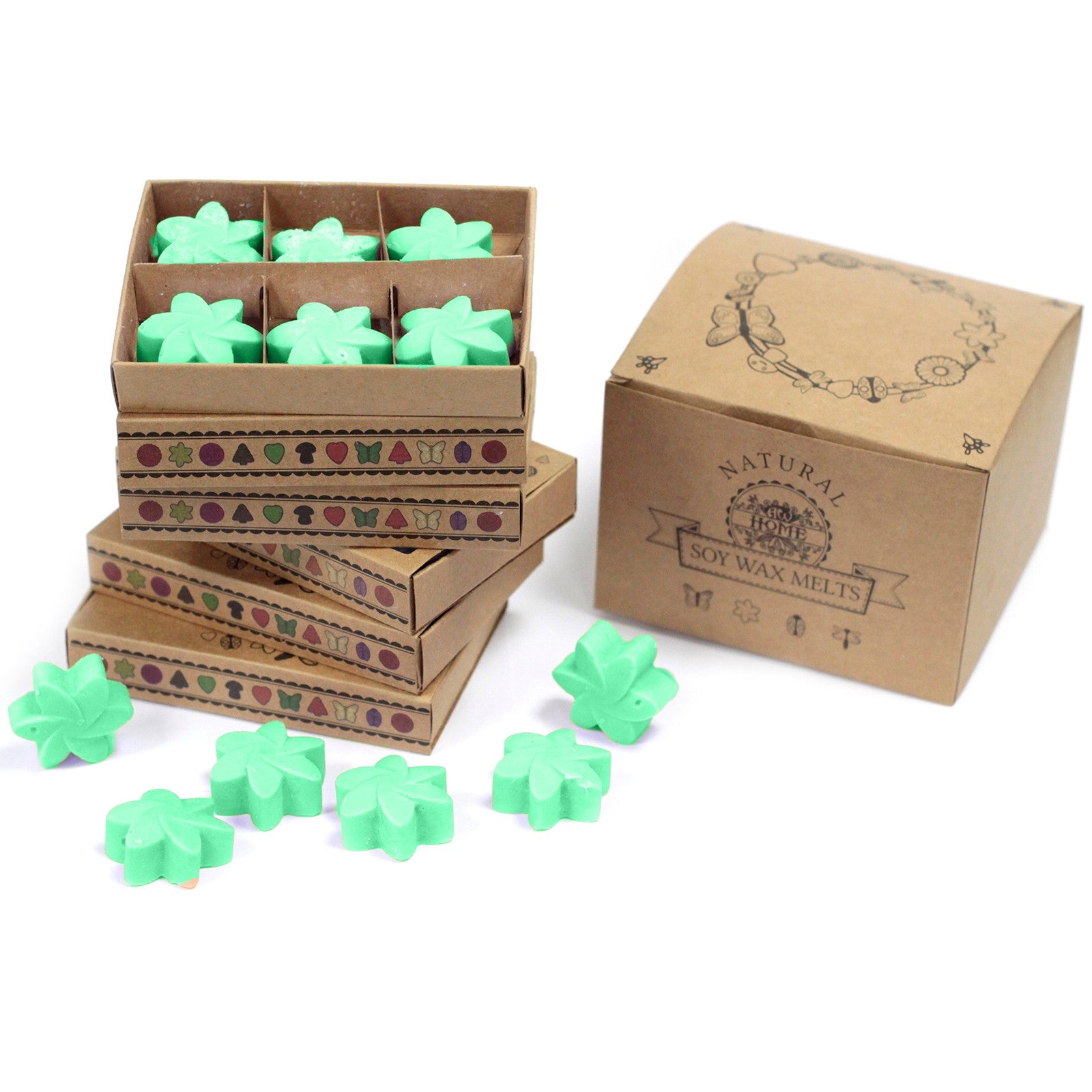 View Box of 6 Wax Melts Hidden Garden information