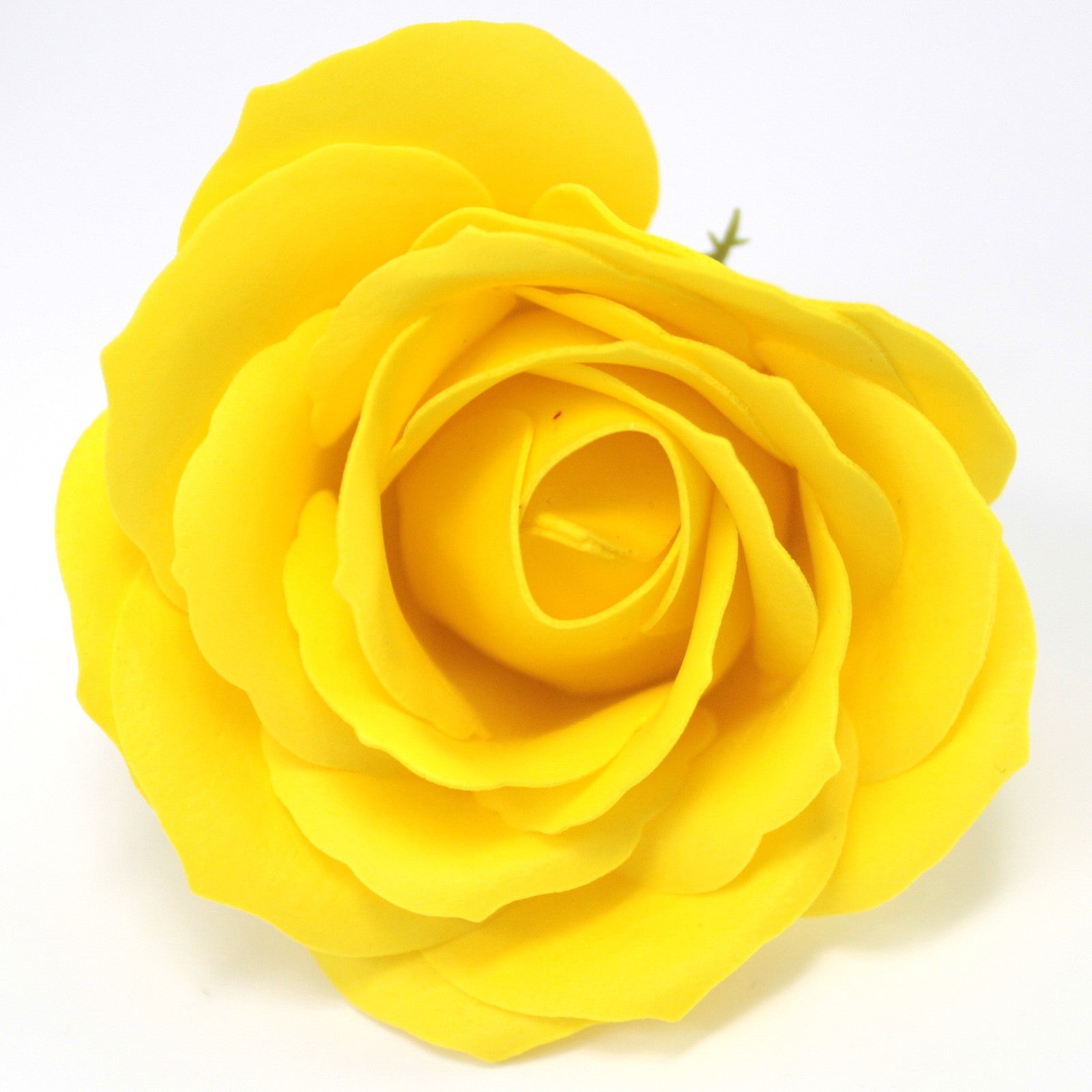 View Craft Soap Flowers Lrg Rose Yellow x 10 pcs information
