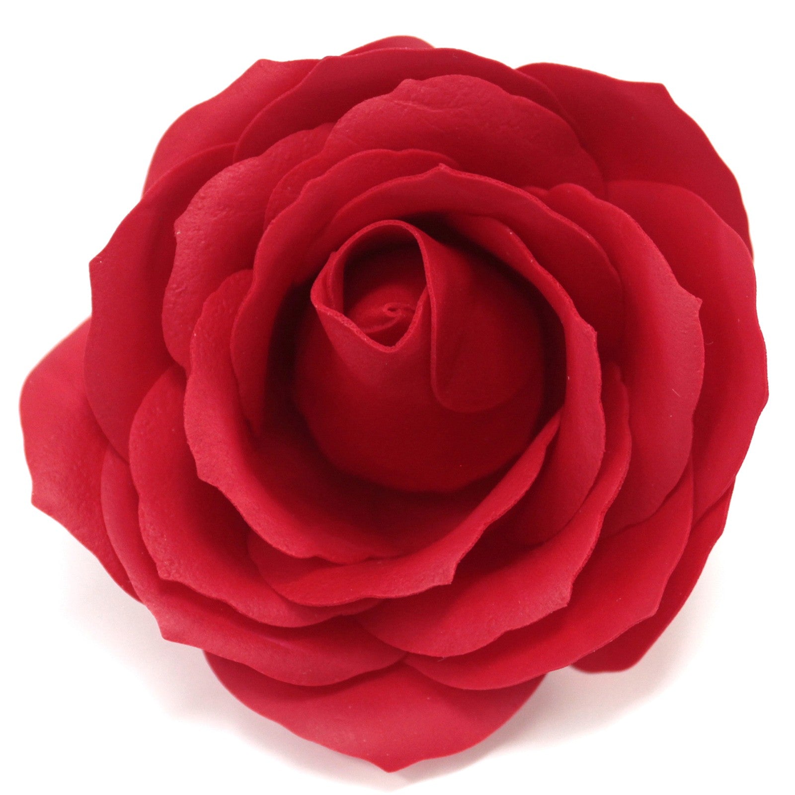 View Craft Soap Flowers Lrg Rose Red information