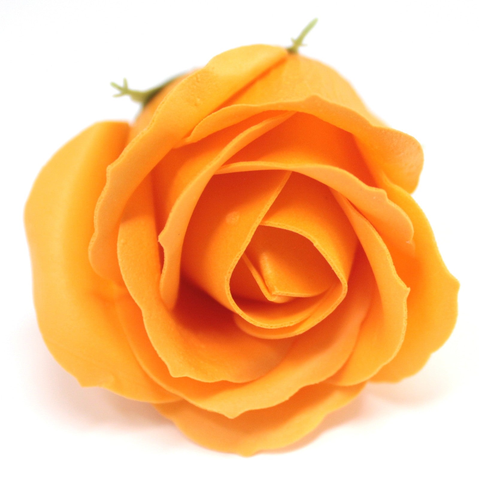 View Craft Soap Flowers Med Rose Orange x 10 pcs information