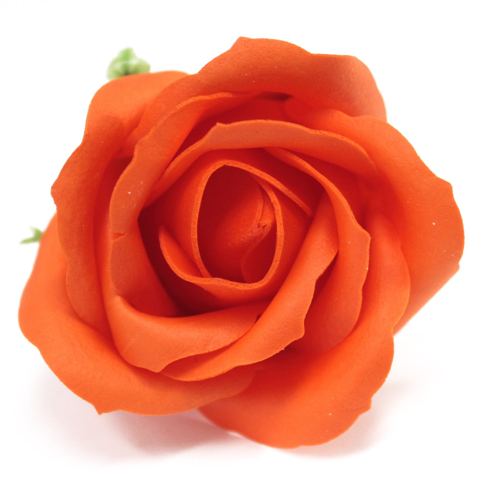 View Craft Soap Flowers Med Rose Sunset Orange x 10 pcs information
