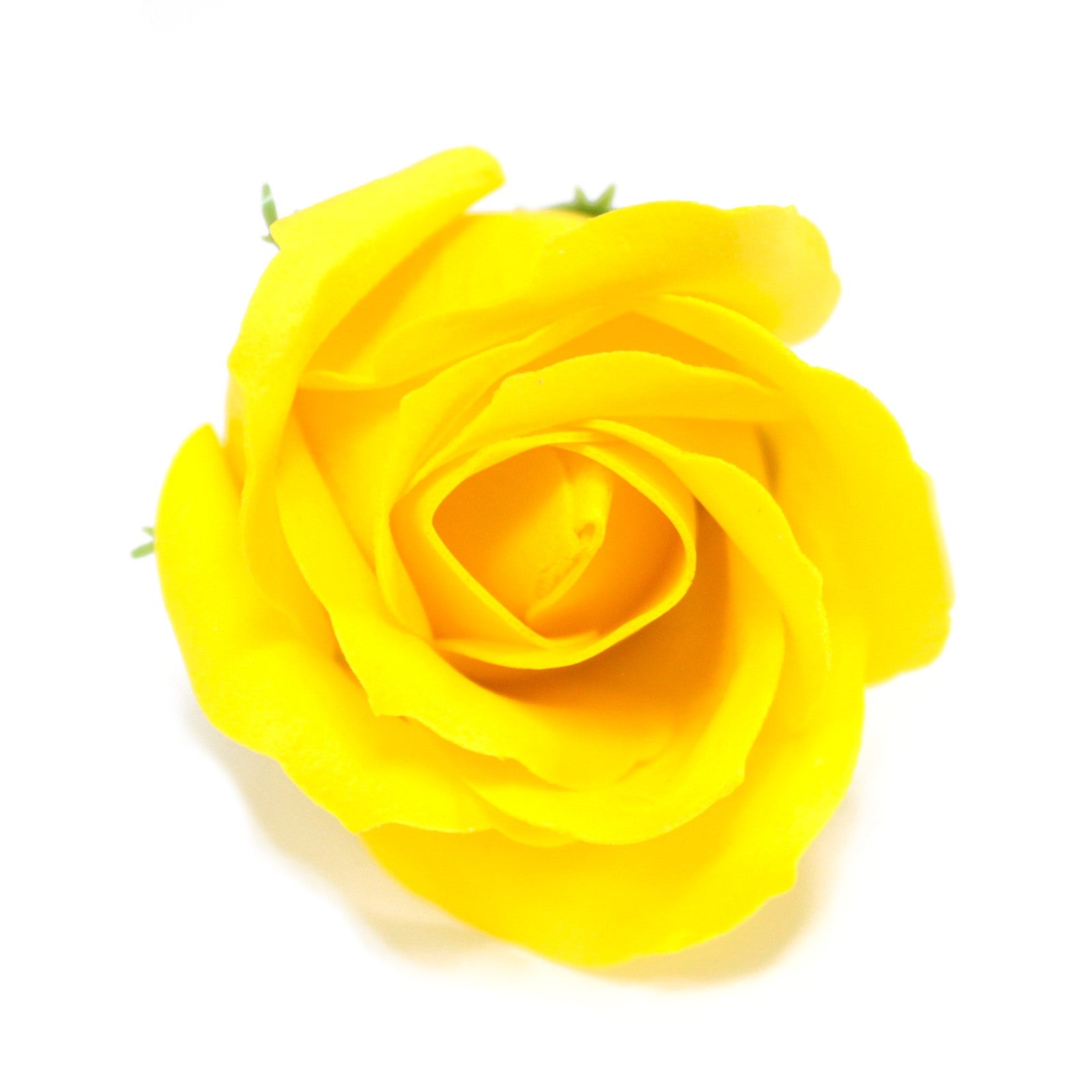 View Craft Soap Flowers Med Rose Yellow x 10 pcs information