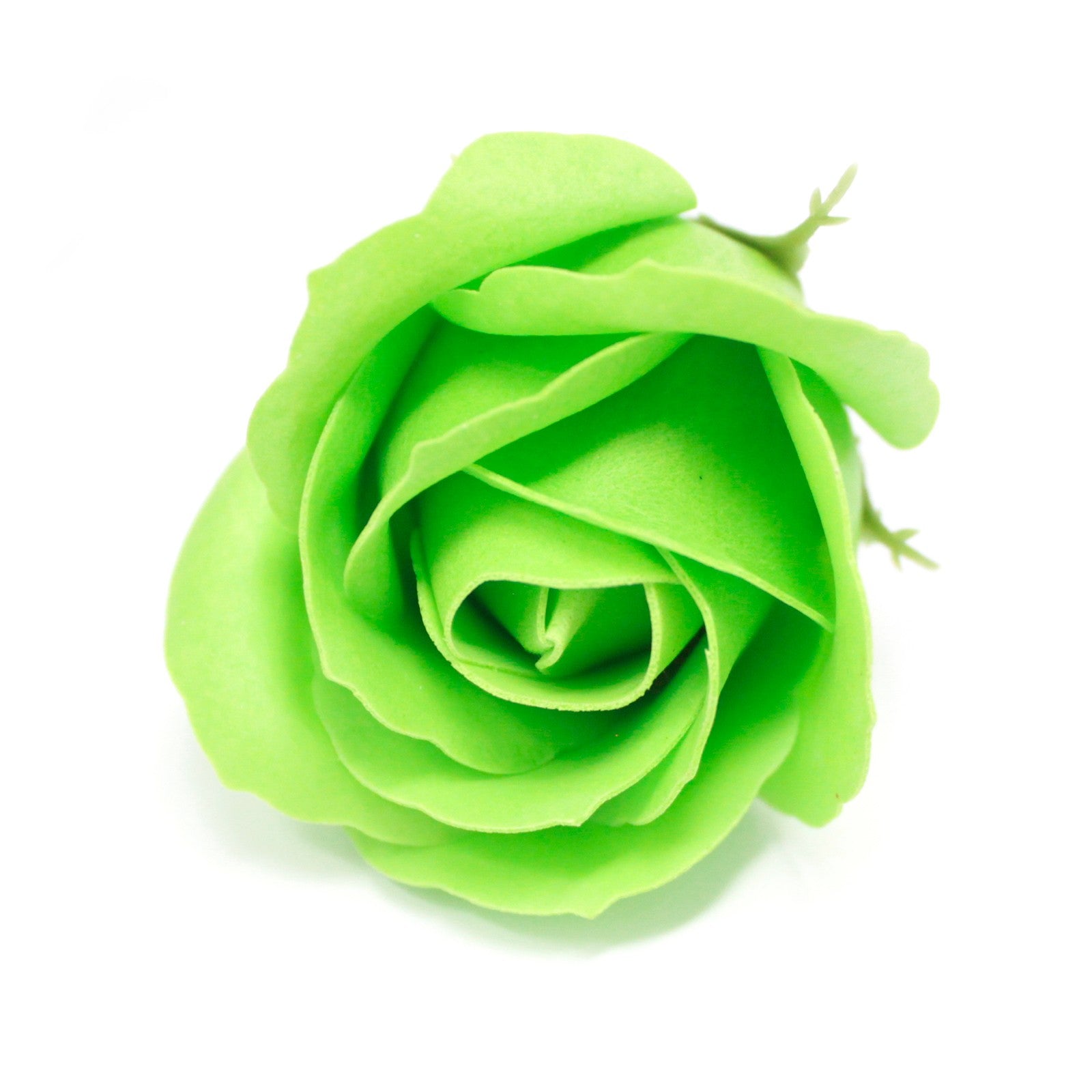 View Craft Soap Flowers Med Rose Green x 10 pcs information