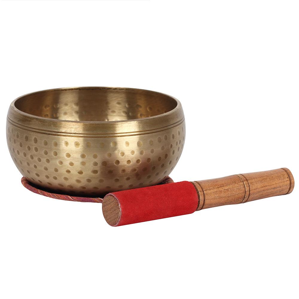 View 15cm Beaten Brass Singing Bowl information