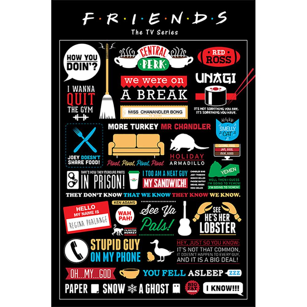 View Friends Poster Infographic 150 information