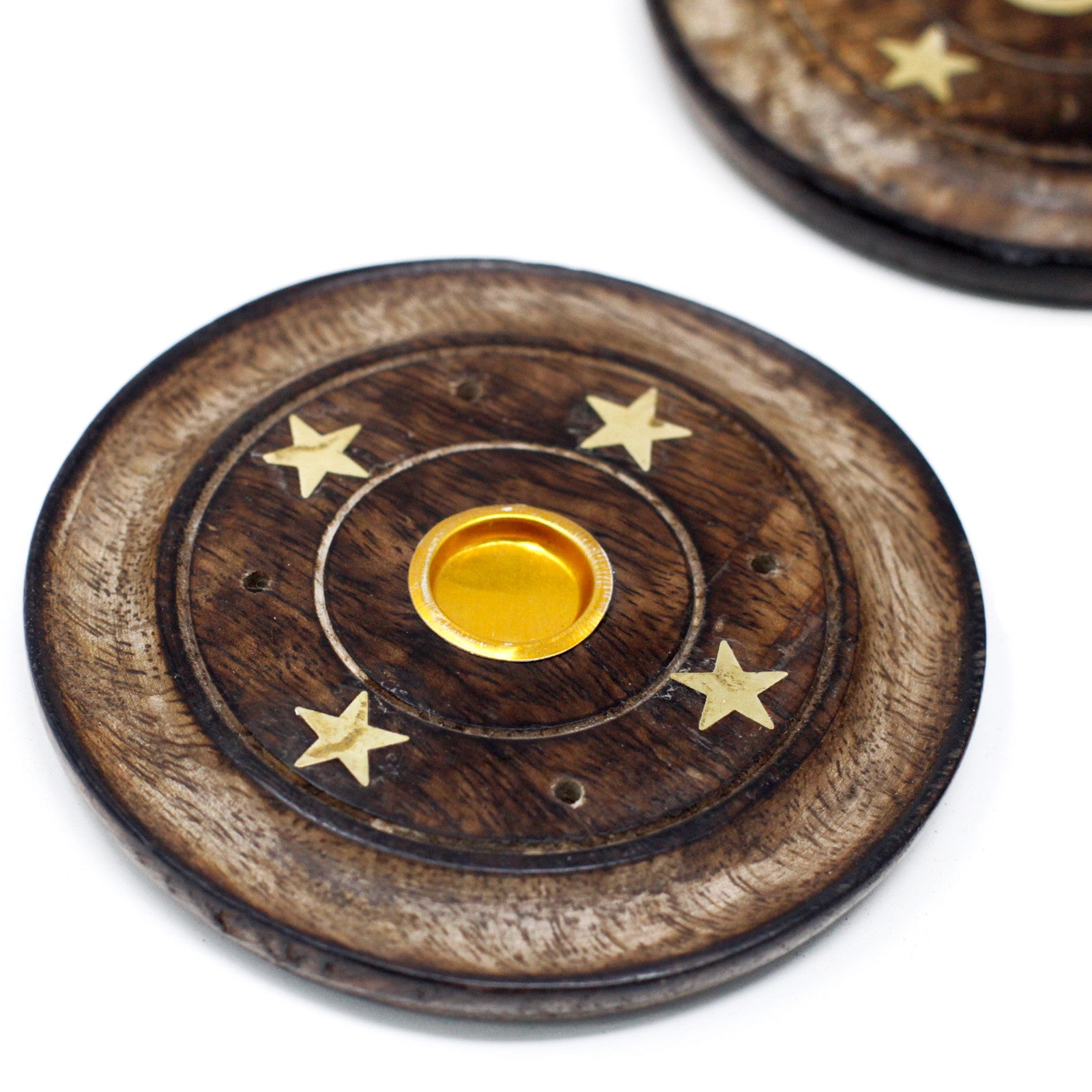 View Mango Wood Disc 10cm Cone Incense information