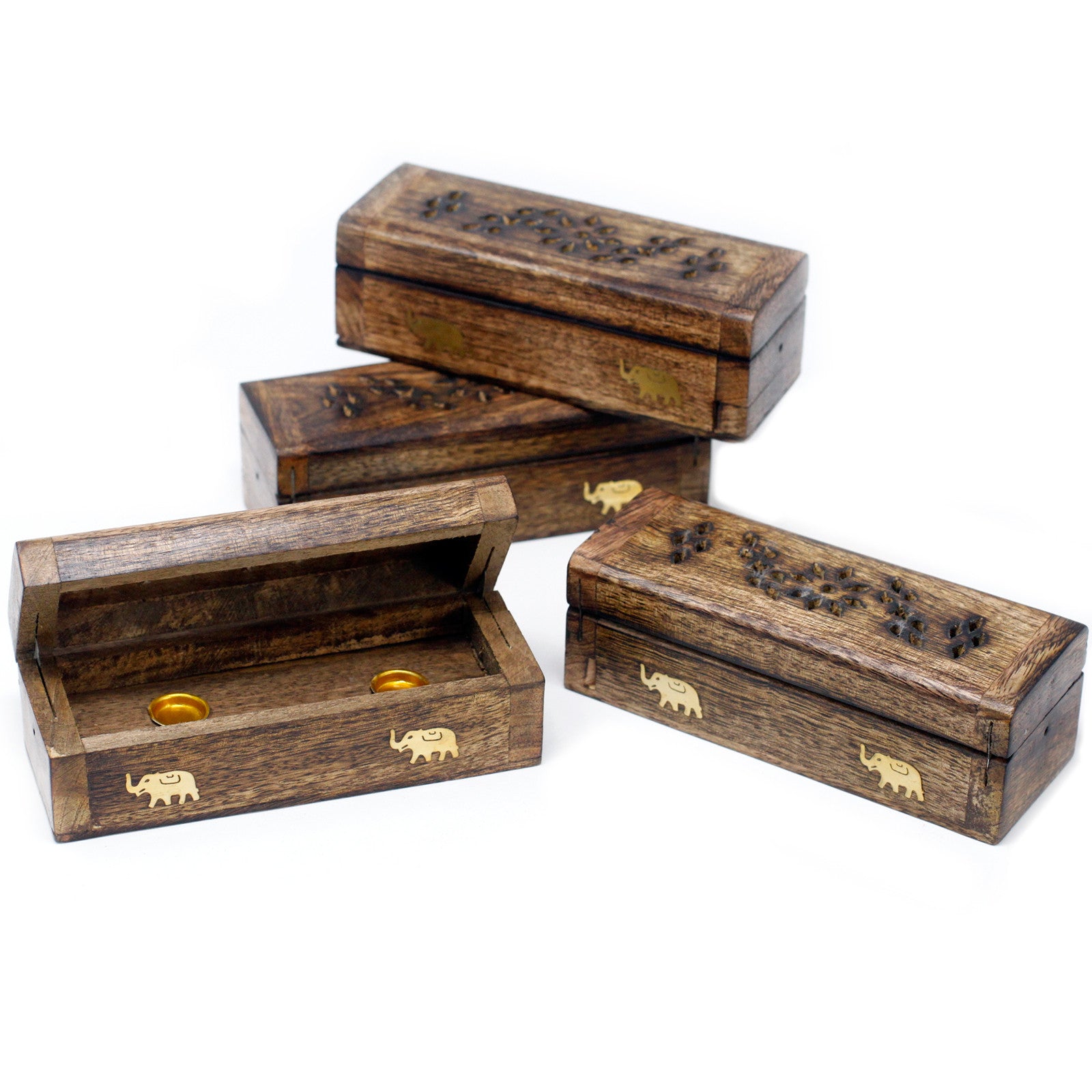 View Incense Cone Smoke Box 6 Mango Wood information