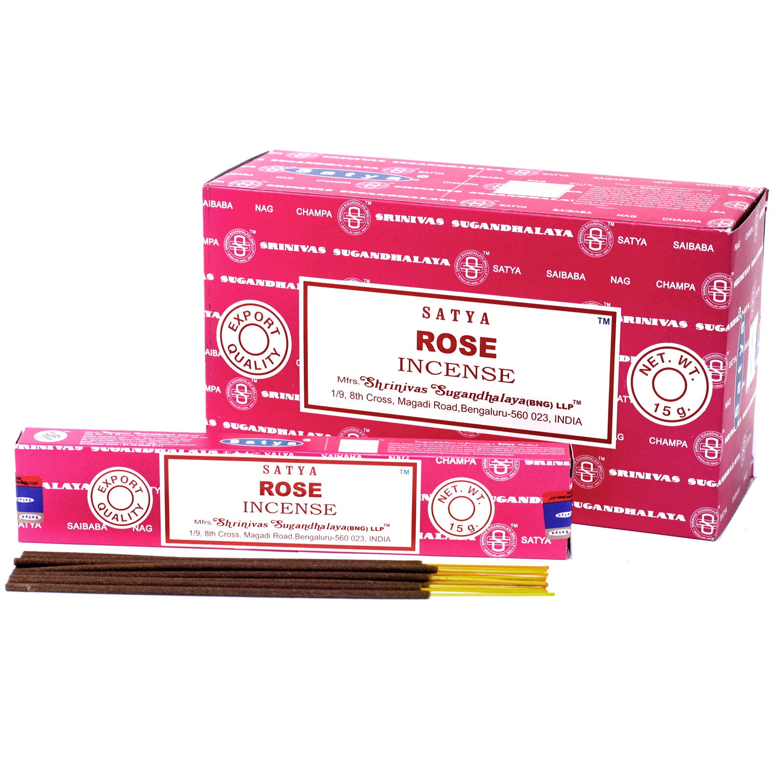 View Satya Incense 15gm Rose information