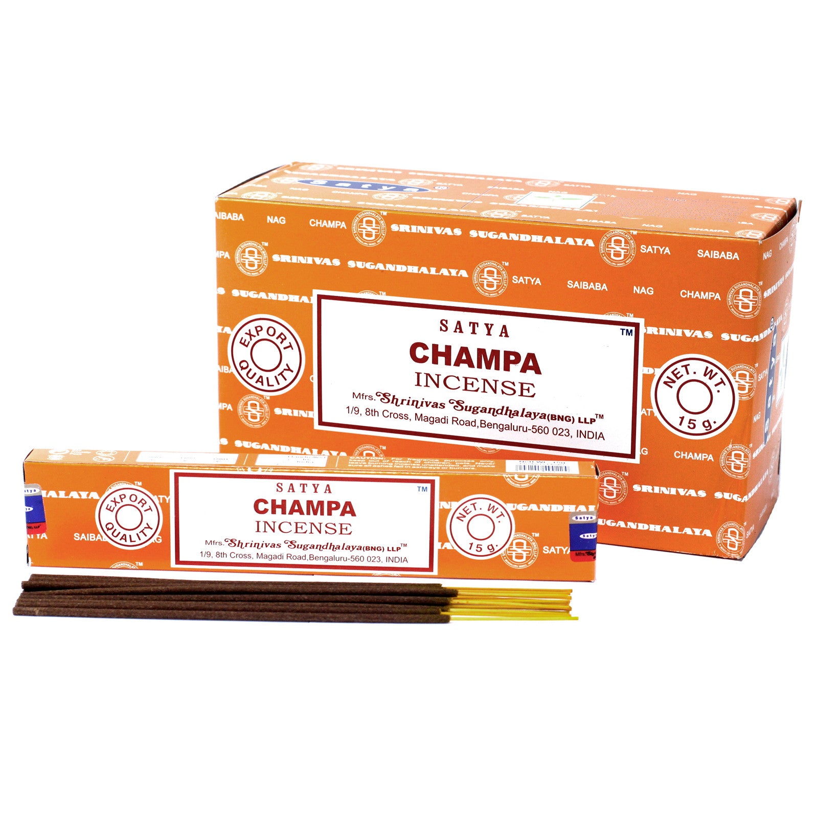 View Satya Incense 15gm Champa information